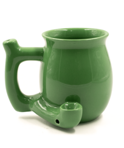 Shop Coffee Mug Green Ceramic Pipe in australian