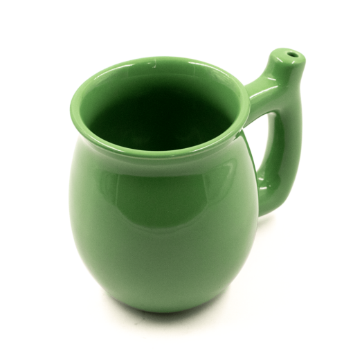 Shop Coffee Mug Green Ceramic Pipe in australian