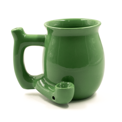 Shop Coffee Mug Green Ceramic Pipe in australian