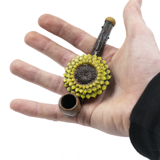 Shop PIPE - SUN FLOWER HAND CRAFTED 12cm in australian