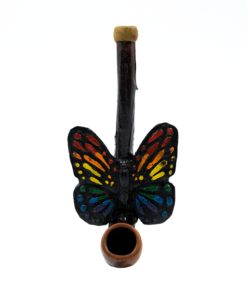 Shop PIPE - RAINBOW BUTTERFLY HAND CRAFTED 12cm in australian