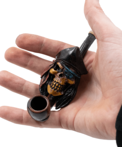 Shop PIPE - PIRATE SKULL HAND CRAFTED 12cm in australian