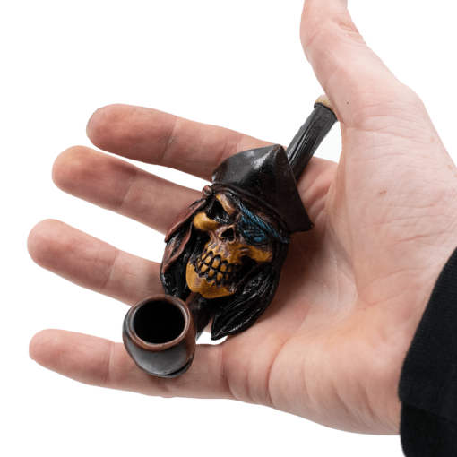 Shop PIPE - PIRATE SKULL HAND CRAFTED 12cm in australian