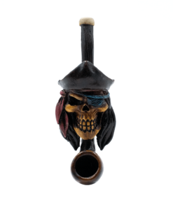 Shop PIPE - PIRATE SKULL HAND CRAFTED 12cm in australian