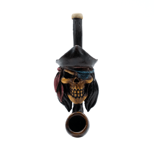 Shop PIPE - PIRATE SKULL HAND CRAFTED 12cm in australian