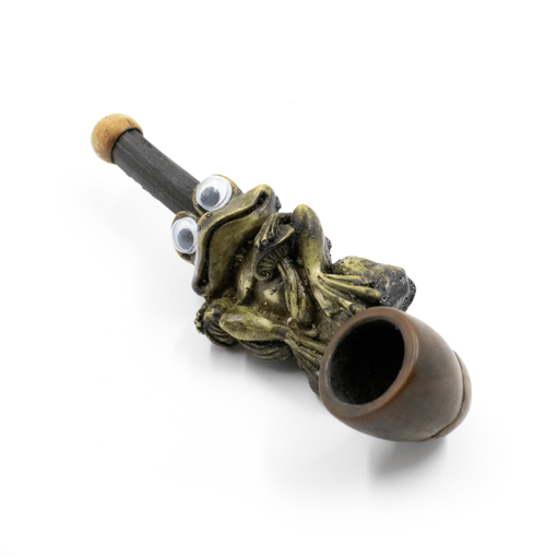 Shop PIPE - SITTING FROG HAND CRAFTED 12cm in australian