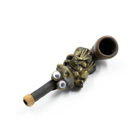 Shop PIPE - SITTING FROG HAND CRAFTED 12cm in australian