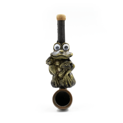 Shop PIPE - SITTING FROG HAND CRAFTED 12cm in australian