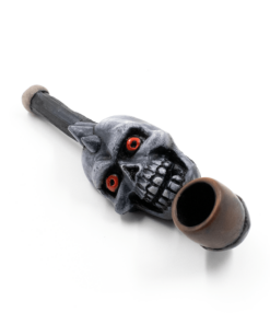 Shop PIPE - SPIKE SKULL HAND CRAFTED 12cm in australian