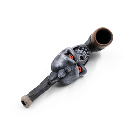 Shop PIPE - SPIKE SKULL HAND CRAFTED 12cm in australian