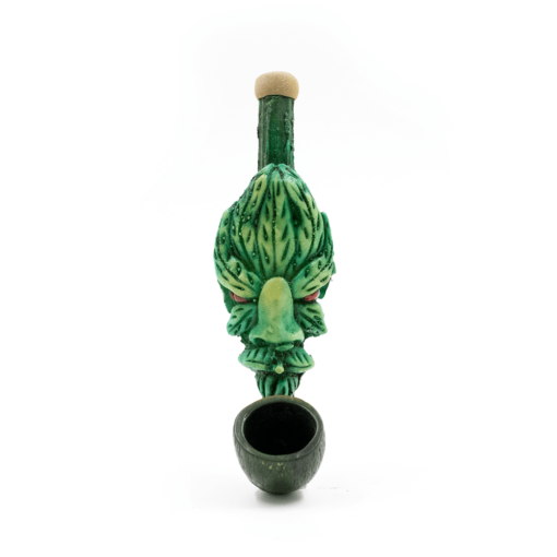 Shop PIPE - SMOKIN LEAF MAN HAND CRAFTED 12cm in australian