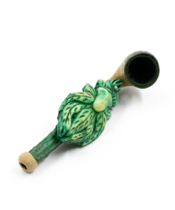 Shop PIPE - SMOKIN LEAF MAN HAND CRAFTED 12cm in australian