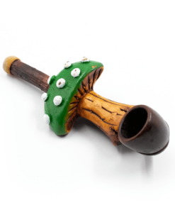 Shop PIPE - GREEN SHROOM HAND CRAFTED 12cm in australian