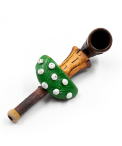 Shop PIPE - GREEN SHROOM HAND CRAFTED 12cm in australian