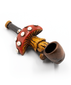 Shop PIPE - RED SHROOM HAND CRAFTED 12cm in australian