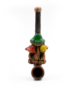 Shop PIPE - 3 SHROOMS RED/GREEN/YELLOW HAND CRAFTED 12cm in australian