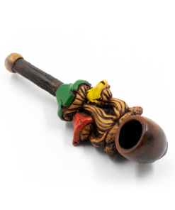 Shop PIPE - 3 SHROOMS RED/GREEN/YELLOW HAND CRAFTED 12cm in australian