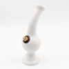 Shop Elbow Bubble Ceramic Bong - White in australian