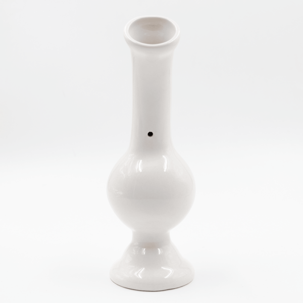 Shop Elbow Bubble Ceramic Bong - White in australian