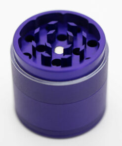 Shop Four-Part Aluminium Grinder with Removable Screen - Matte Blue (43mm) in australian