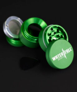 Shop Four-Part Aluminium Grinder with Removable Screen - Matte Green (43mm) in australian