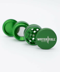 Shop Four-Part Aluminium Grinder with Removable Screen - Matte Green (43mm) in australian