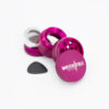 Shop Four-Part Aluminium Grinder with Removable Screen - Matte Pink (43mm) in australian