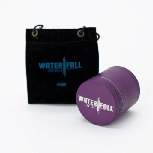 Shop Four-Part Aluminium Grinder with Removable Screen - Matte Dark Purple (43mm) in australian