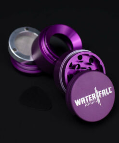 Shop Four-Part Aluminium Grinder with Removable Screen - Matte Dark Purple (43mm) in australian