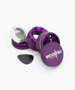 Shop Four-Part Aluminium Grinder with Removable Screen - Matte Dark Purple (43mm) in australian