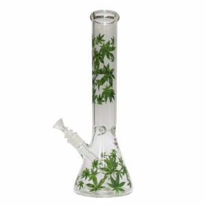 Shop Leaf Beaker Glass Bong in australian