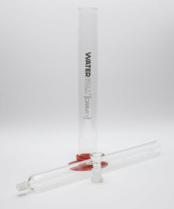 Shop WATERFALL GRAVITY GLASS PIPE 53CM RED BASE in australian