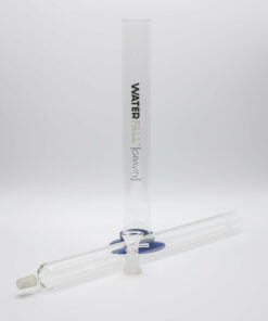 Shop WATERFALL GRAVITY GLASS PIPE 53CM BLUE BASE in australian