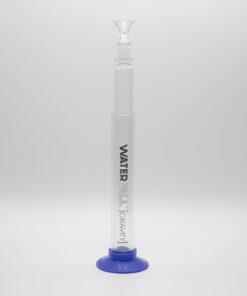 Shop WATERFALL GRAVITY GLASS PIPE 37CM BLUE BASE in australian