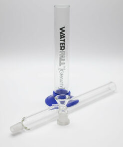 Shop WATERFALL GRAVITY GLASS PIPE 37CM BLUE BASE in australian