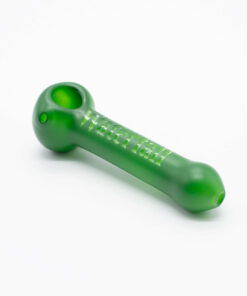 Shop PIPE - GLASS DARK GREEN WATERFALL BRANDED in australian