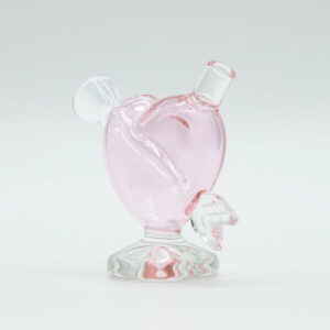 Shop Cupids Heart-Shaped Pink Bubbler in australian