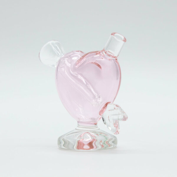 Shop Cupids Heart-Shaped Pink Bubbler in australian