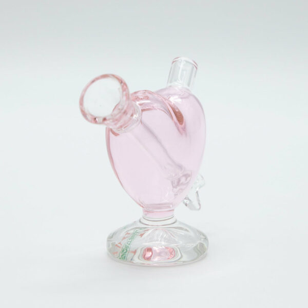 Shop Cupids Heart-Shaped Pink Bubbler in australian