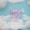 Shop Cupids Heart-Shaped Pink Bubbler in australian