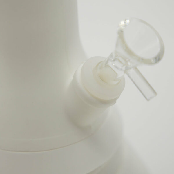 Shop Conical White Silicone Bong in australian