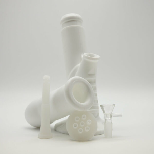 Shop Gripper White Silicone Bong in australian