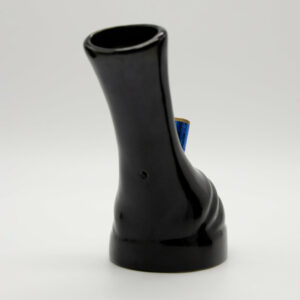 Shop Molten Ceramic Bong - Black (Gold Leaf) in australian