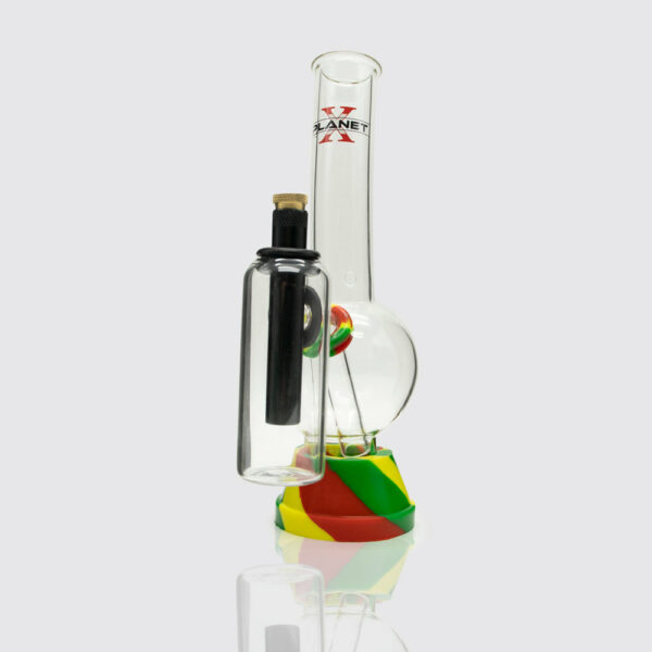 Shop Zap Squash Glass Bong - Rasta [Chamber] in australian