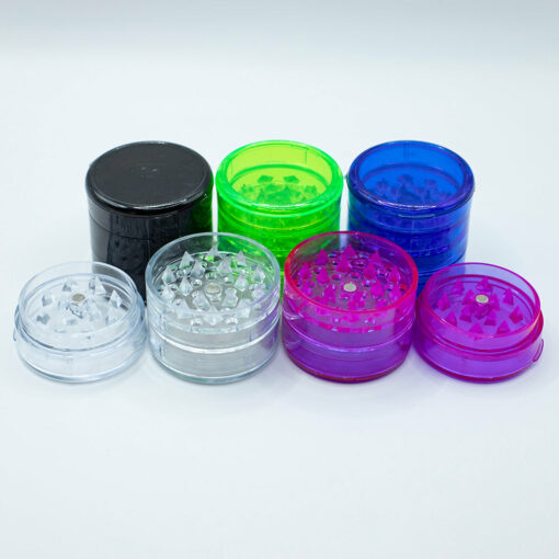 Shop Grinder - Acrylic 48mm 5 Part Magnetic - ASSORTED COLOURS in australian