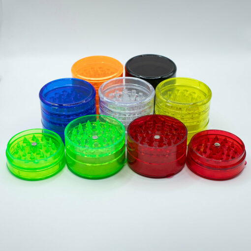 Shop Grinder - Acrylic 65mm 5 Part Magnetic - ASSORTED COLOURS in australian