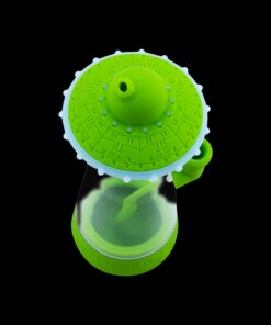 Shop Cloud 8 Flying Saucer Silicone & Glass Water Pipe in australian