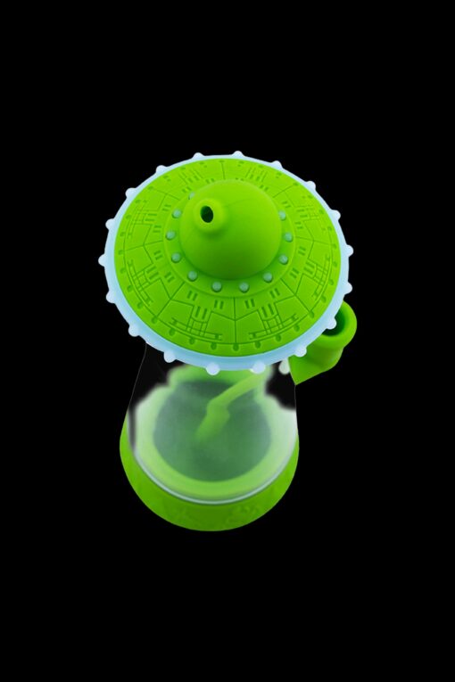 Shop Cloud 8 Flying Saucer Silicone & Glass Water Pipe in australian