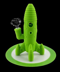 Shop Cloud 8 Rocket Ship Silicone & Glass Water Pipe in australian