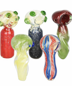 Shop All Twisted Up 5-Piece Glass Hand Pipe Set | 3"-3.5" | Assorted Colors in australian